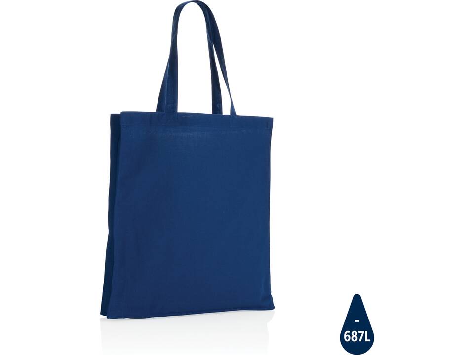Impact AWARE™ Recycled cotton tote w/bottom 145g 25