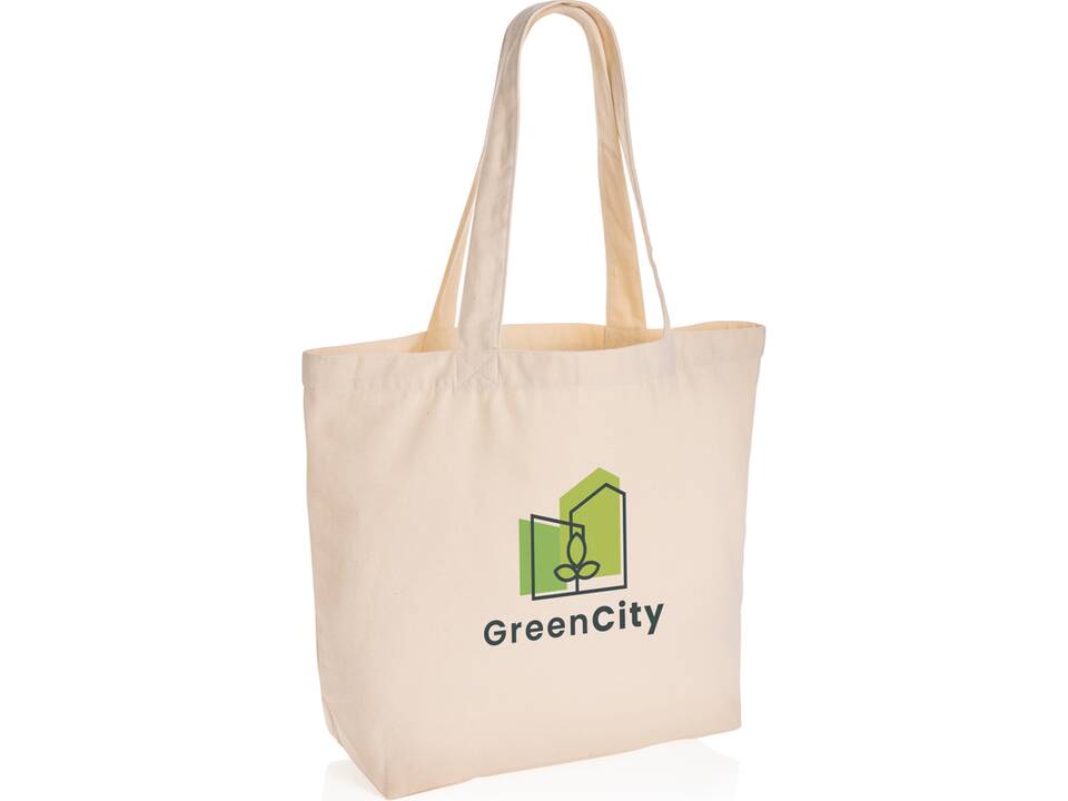 Impact Aware™ 240 gsm rcanvas shopper w/pocket undyed 4