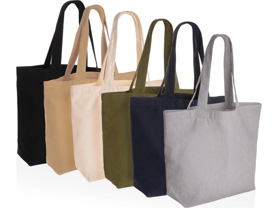 Impact Aware™ 240 gsm rcanvas shopper w/pocket undyed 5