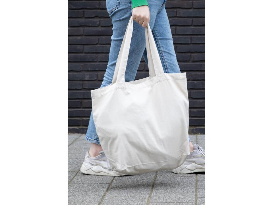 Impact Aware™ 240 gsm rcanvas shopper w/pocket undyed 6
