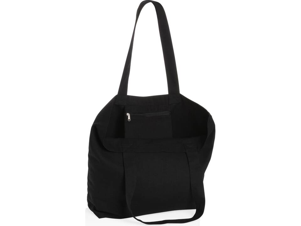Impact Aware™ 240 gsm rcanvas shopper w/pocket undyed 8