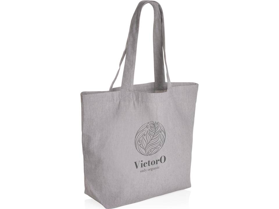 Impact Aware™ 240 gsm rcanvas shopper w/pocket undyed 14