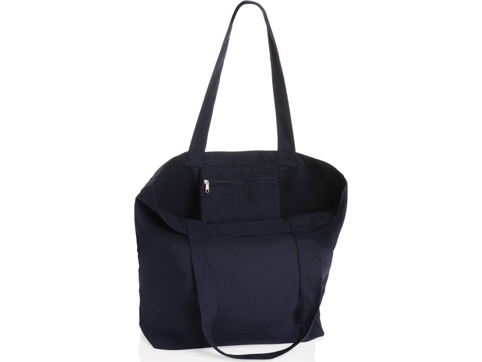 Impact Aware™ 240 gsm rcanvas shopper w/pocket undyed 16