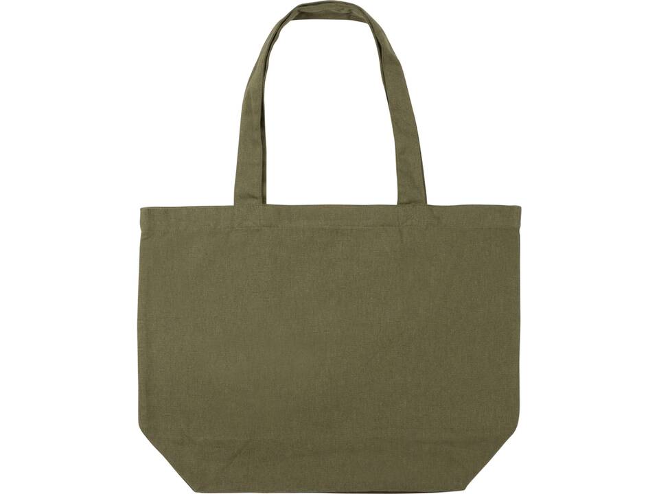 Impact Aware™ 240 gsm rcanvas shopper w/pocket undyed 21