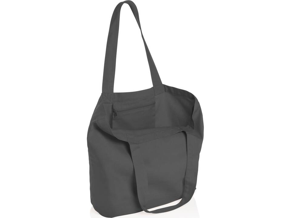 Impact Aware™ 240 gsm rcanvas shopper w/pocket undyed 24
