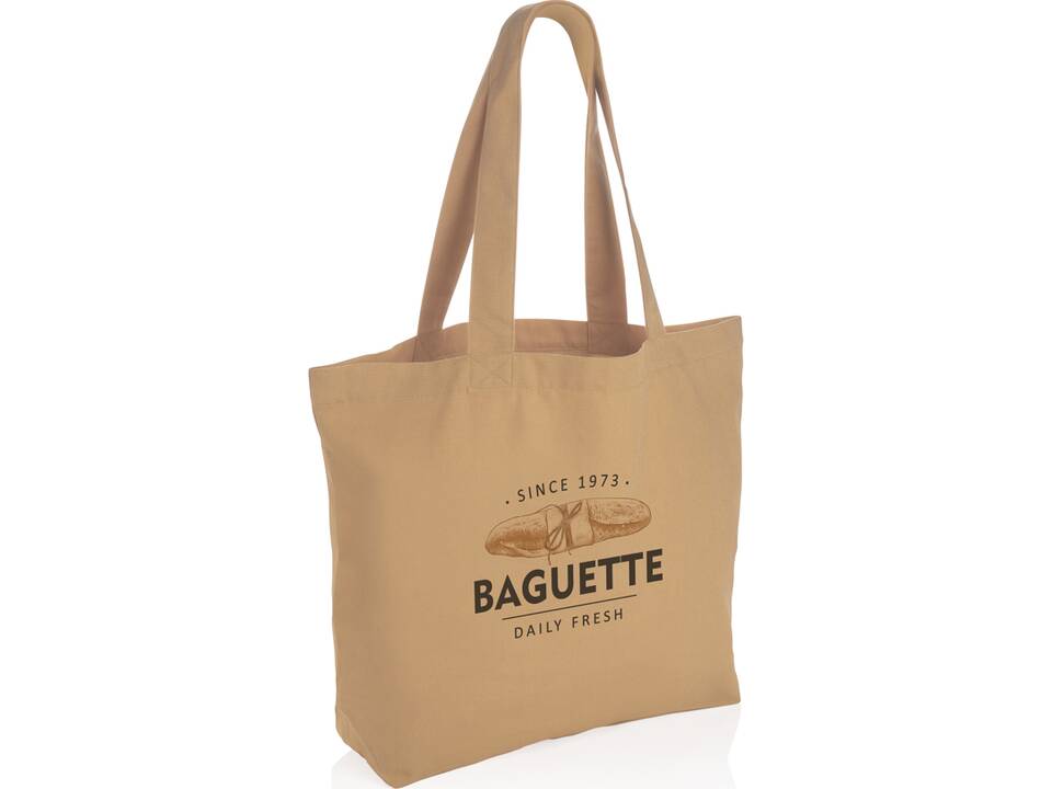 Impact Aware™ 240 gsm rcanvas shopper w/pocket undyed 30