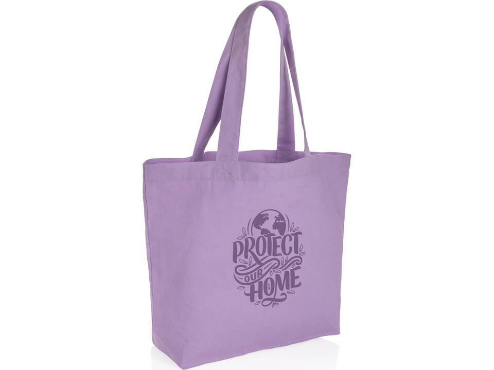 Impact Aware™ 240 gsm rcanvas shopper w/pocket 13
