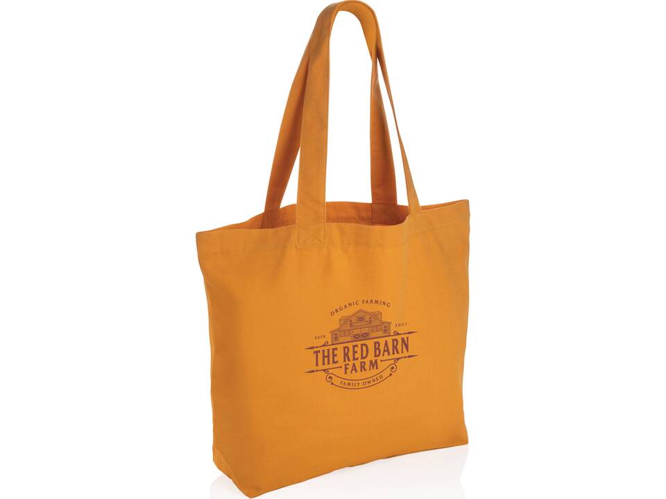 Impact Aware™ 240 gsm rcanvas shopper w/pocket 21