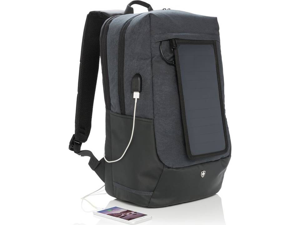 Swiss Peak eclipse solar backpack Pasco Gifts