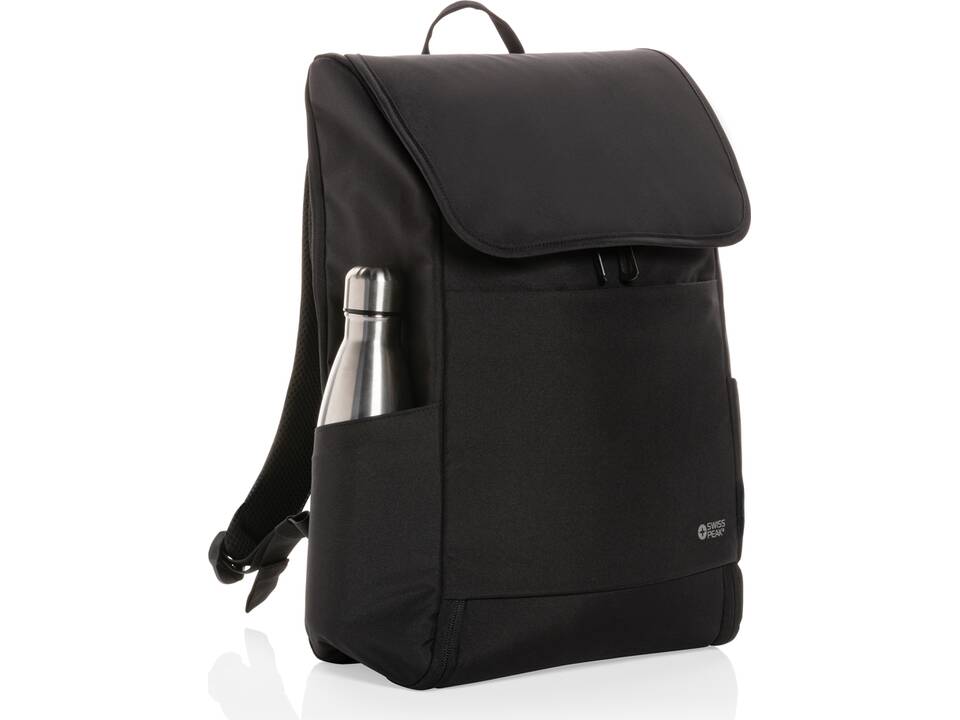 Swiss Peak Fern AWARE™ RPET all over zipper 15.6" backpack 2