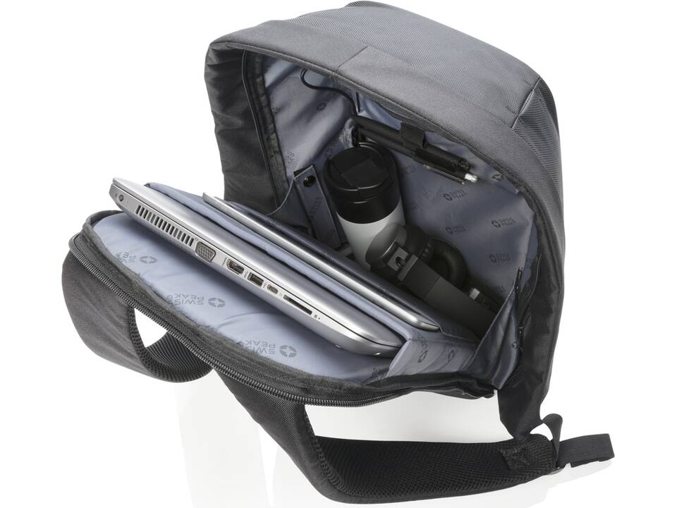 Swiss Peak AWARE™ anti-theft 15.6"laptop backpack 7