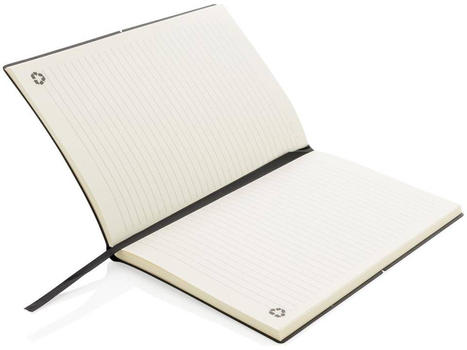 A5 recycled leather notebook 13