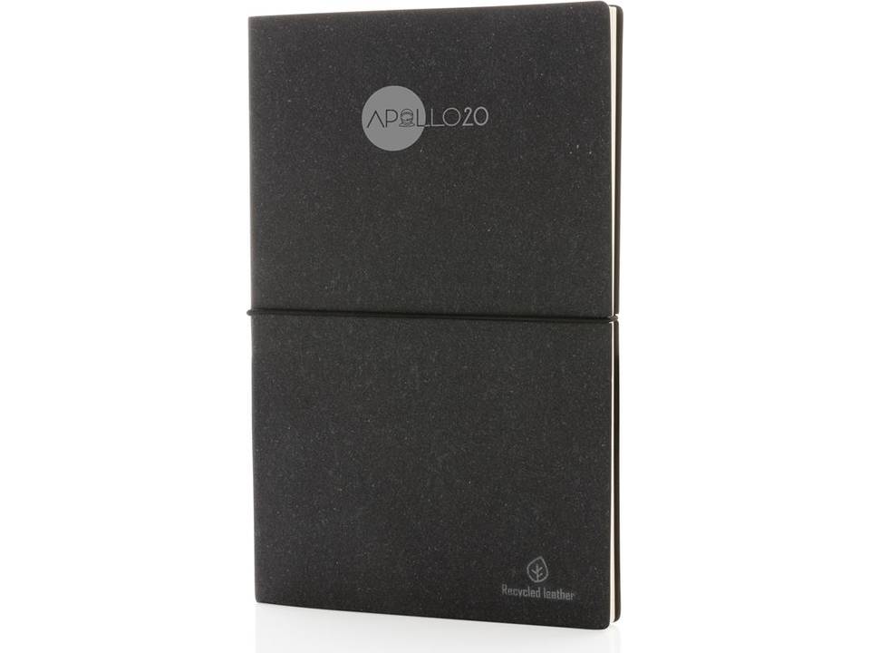 A5 recycled leather notebook 16