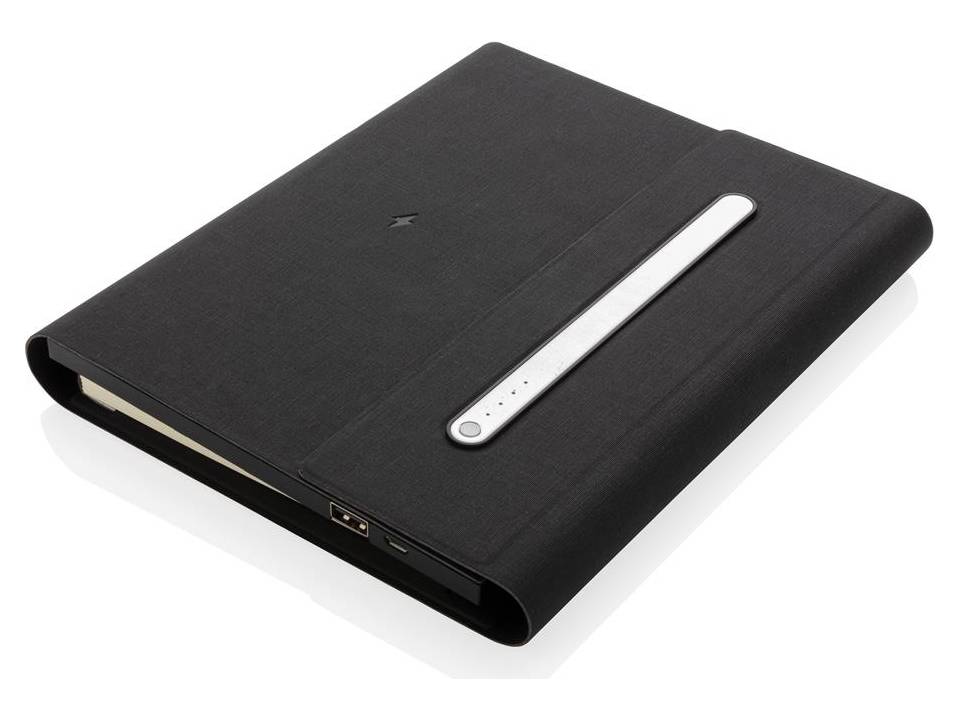 5000 mAh power notebook A5 with wireless charging 1