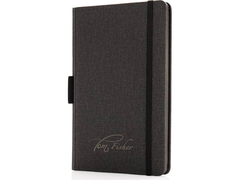 Deluxe A5 notebook with pen holder 21