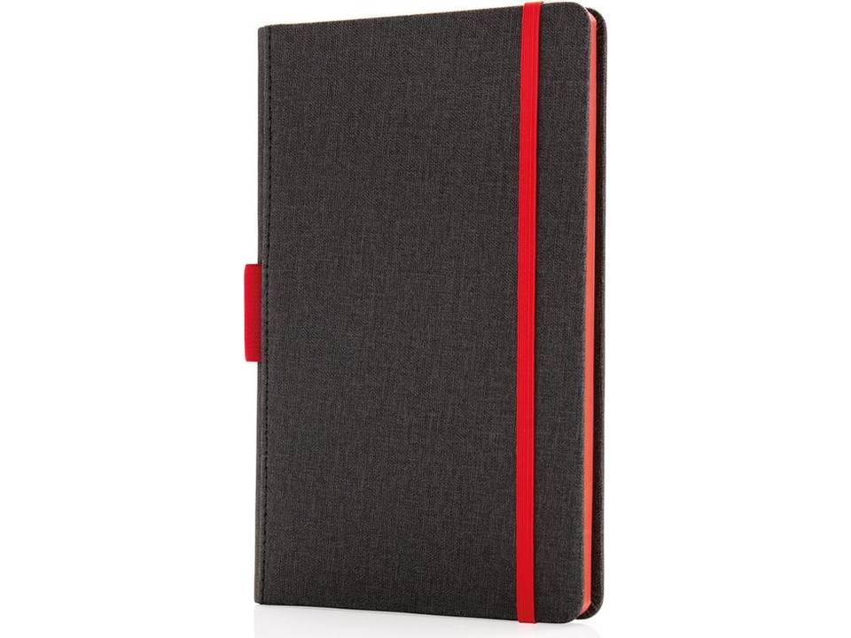 Deluxe A5 notebook with pen holder 17