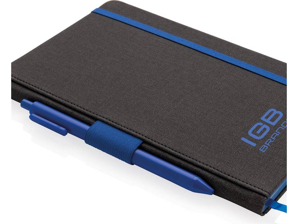 Deluxe A5 notebook with pen holder 13