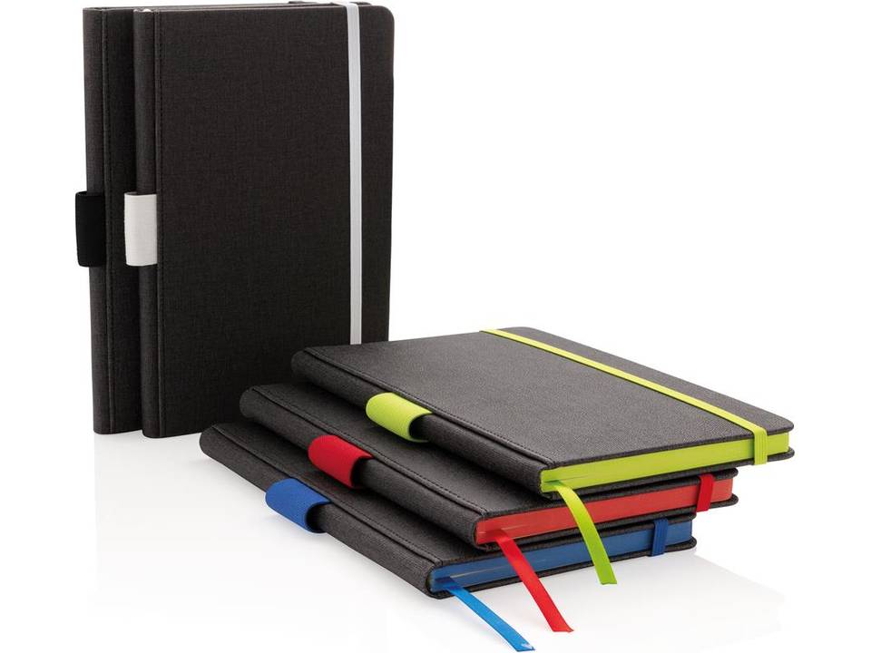 Deluxe A5 notebook with pen holder 7