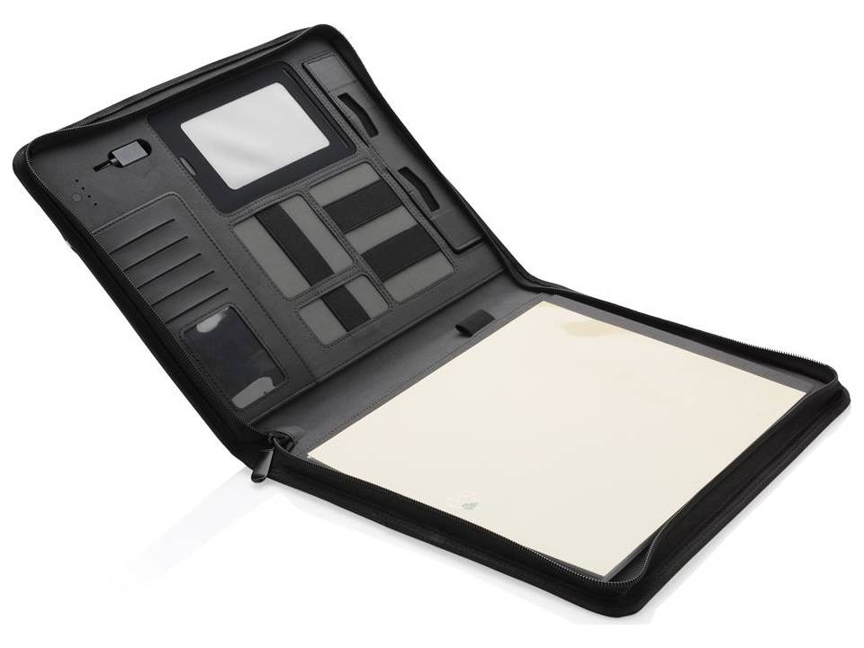 Tech portfolio with powerbank 3