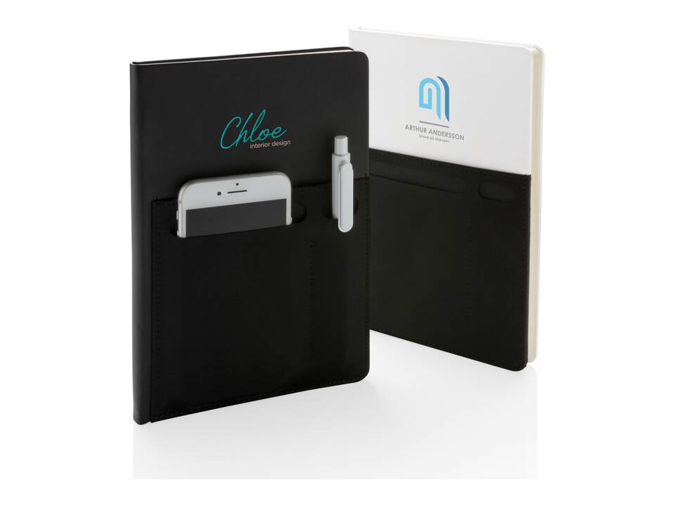 A5 Deluxe notebook with smart pockets 15
