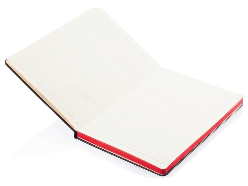 Deluxe hardcover A5 notebook with coloured side 3