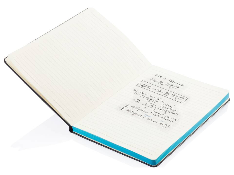 Deluxe hardcover A5 notebook with coloured side 13