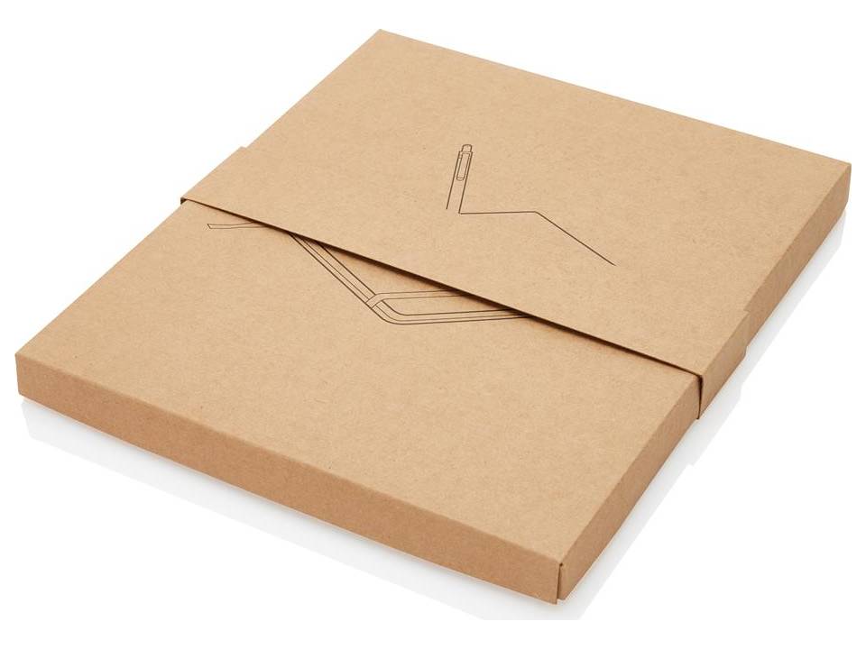 A5 notebook with bamboo pen including stylus 4