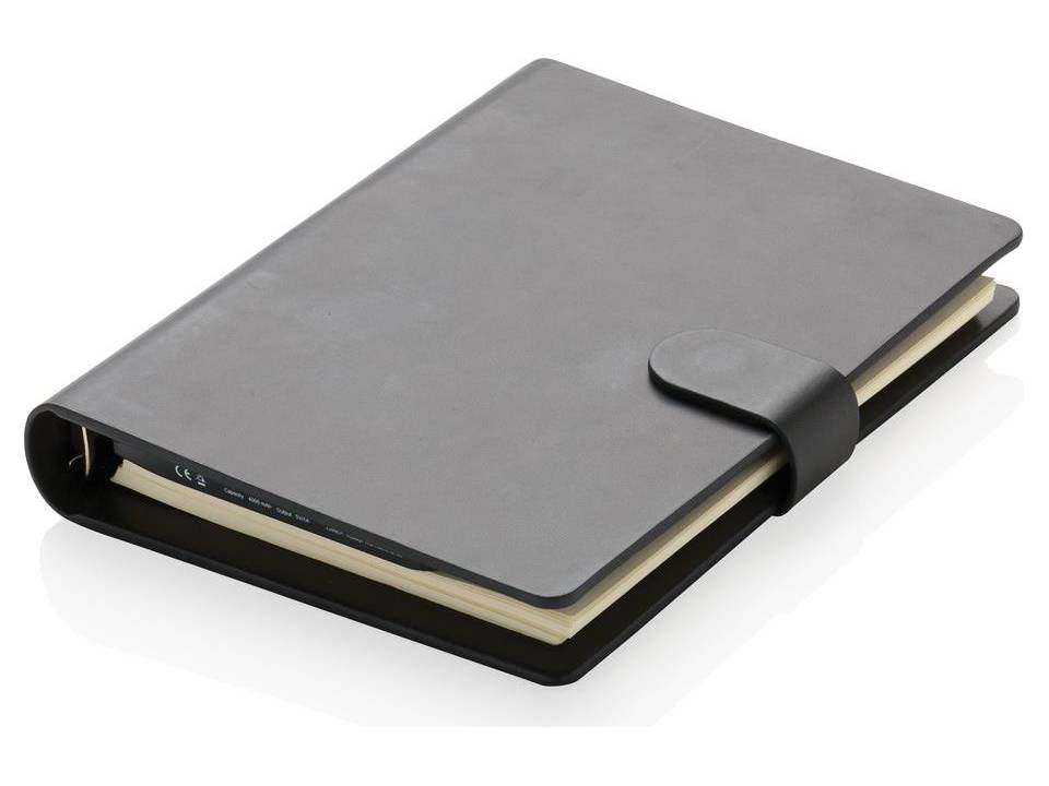 Standard notebook with detachable 4.000 mAh powerbank 4