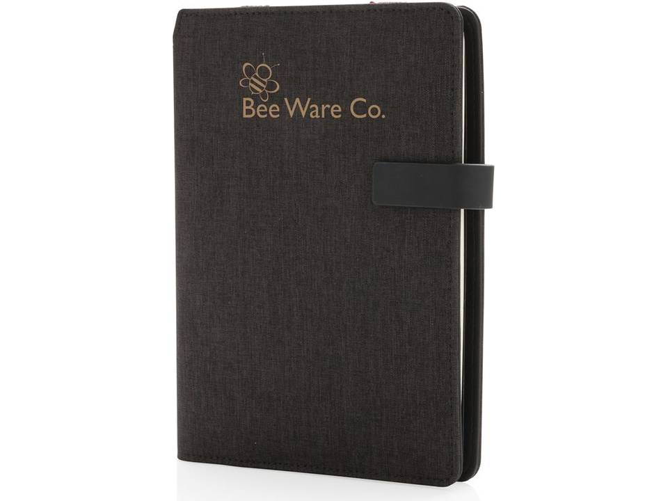 Osaka A5 notebook cover with organizer 5