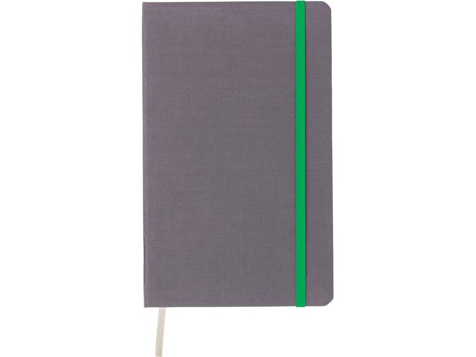 Deluxe fabric notebook with coloured side 5