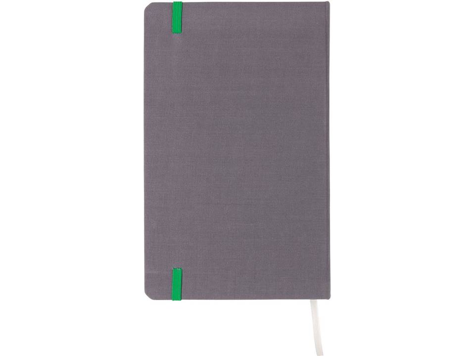 Deluxe fabric notebook with coloured side 6
