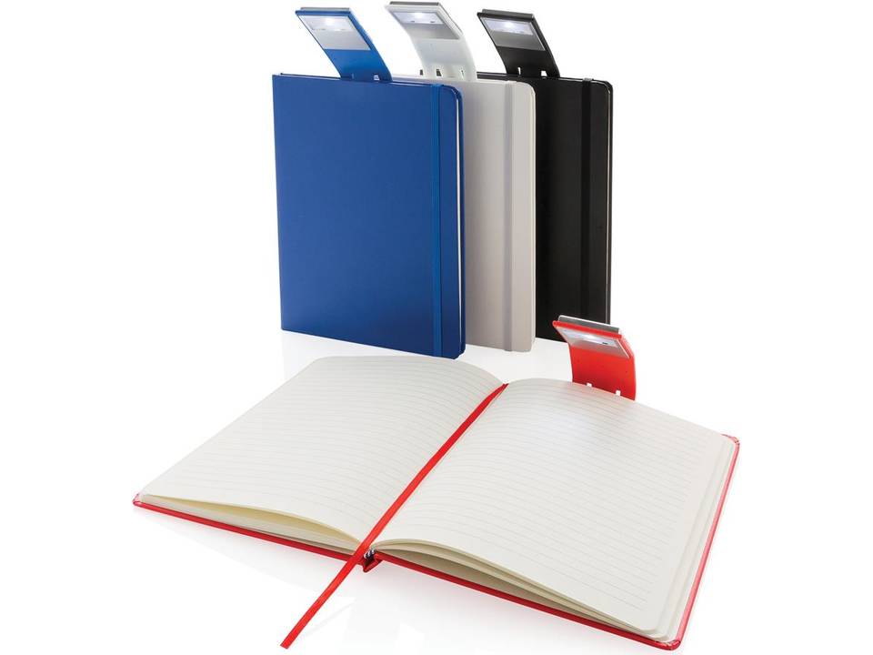 A5 Notebook & LED bookmark 12