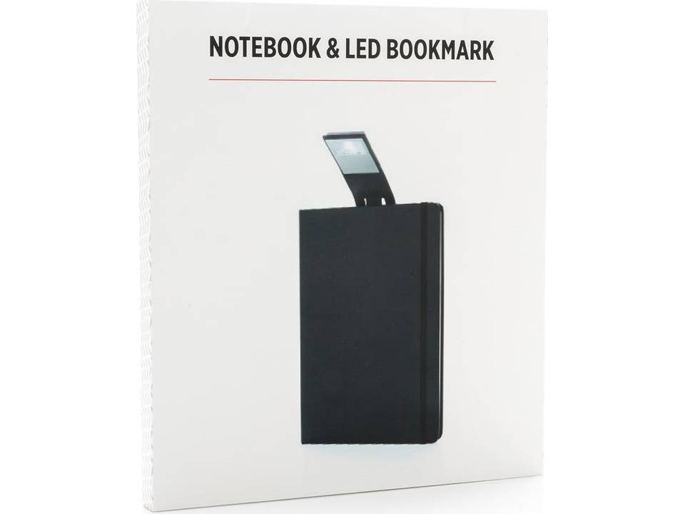 A5 Notebook & LED bookmark 9
