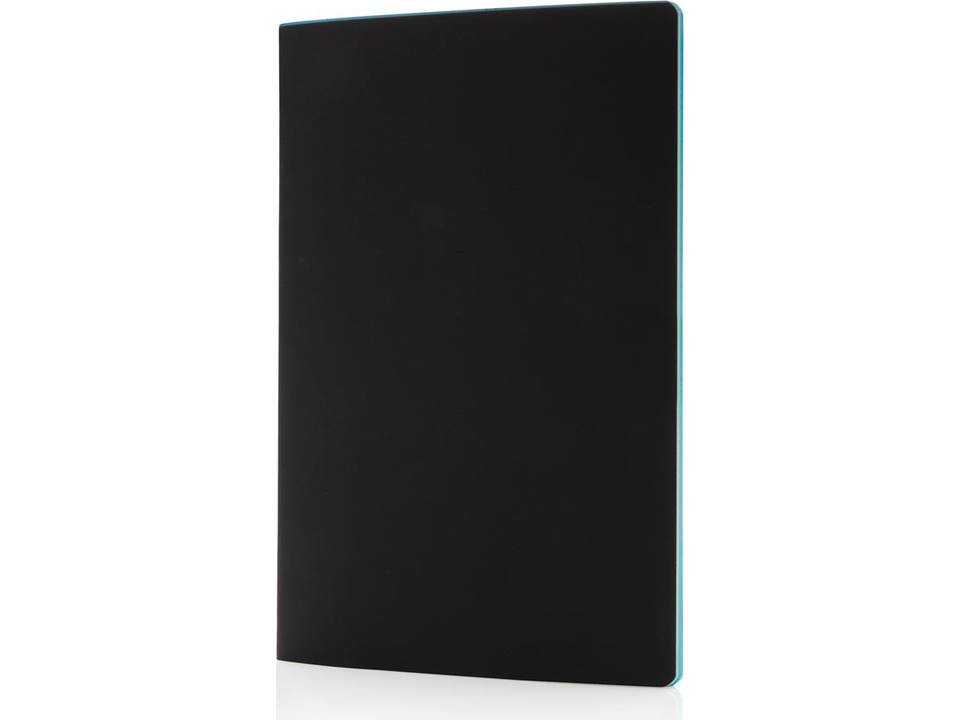 Softcover PU notebook with coloured edge 1