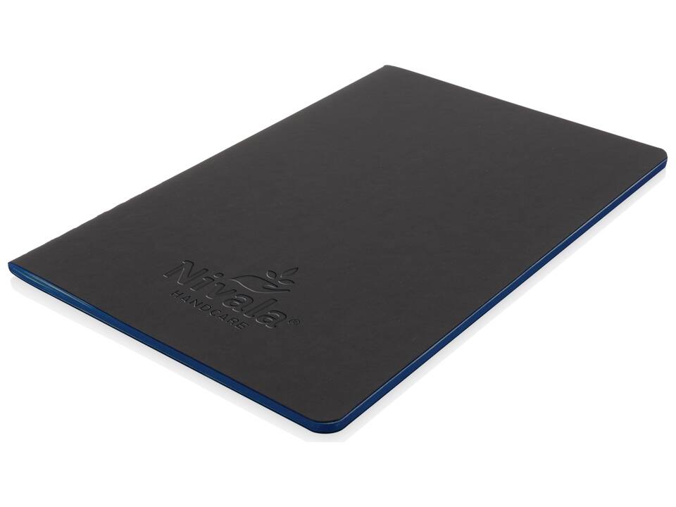 Softcover PU notebook with coloured edge 20