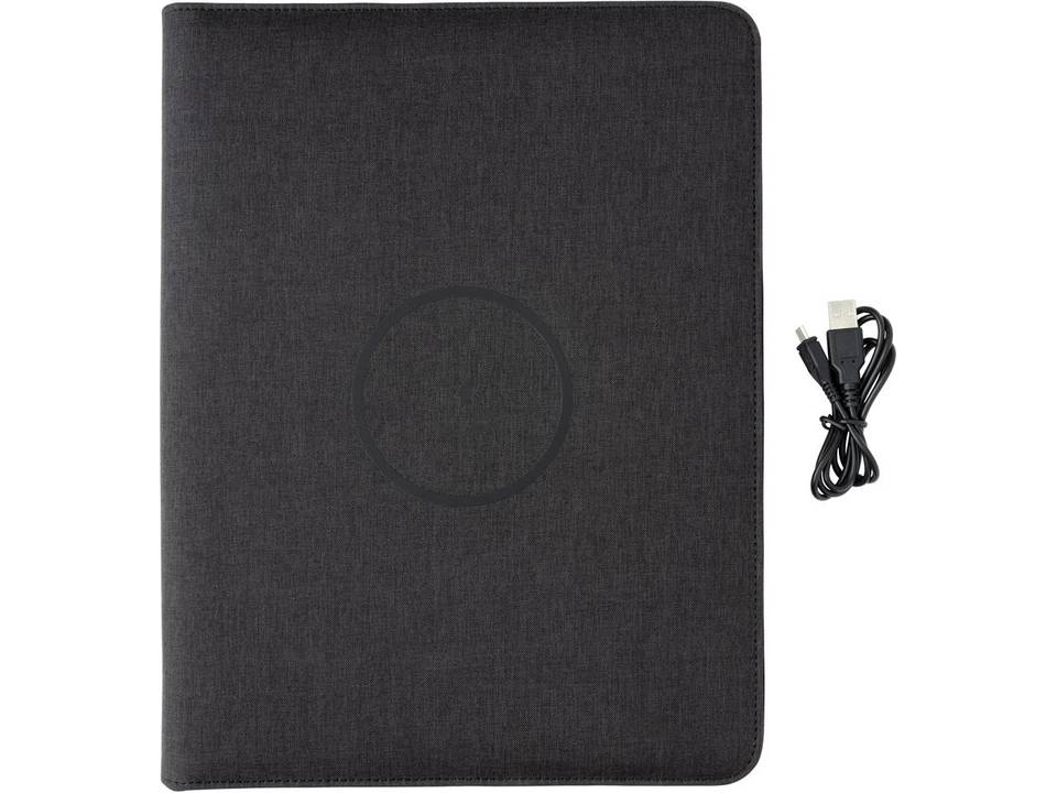 Air 5W RPET wireless charging portfolio A4 9