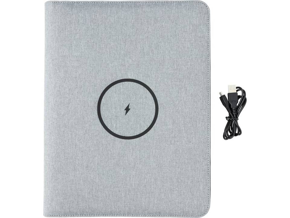 Air 5W RPET wireless charging portfolio A4 19