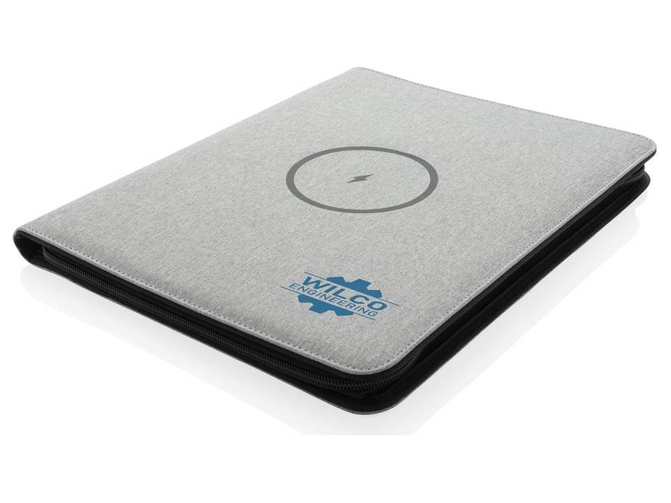 Air 5W RPET wireless charging portfolio A4 15