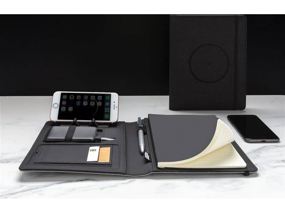 Air 5W RPET wireless charging notebook cover A5 25