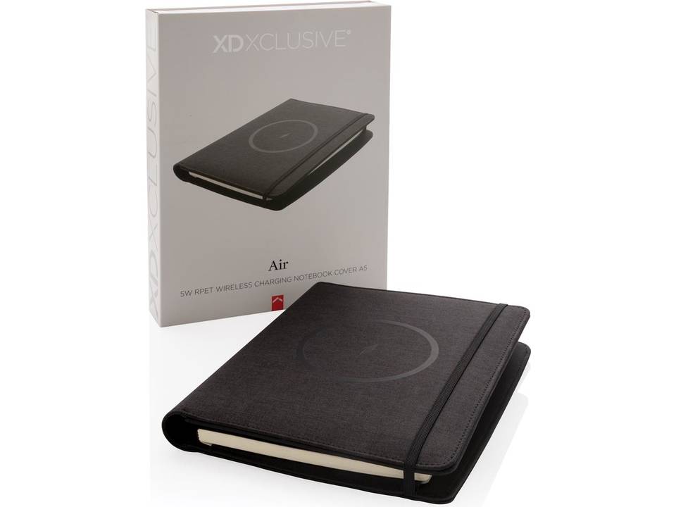 Air 5W RPET wireless charging notebook cover A5 26