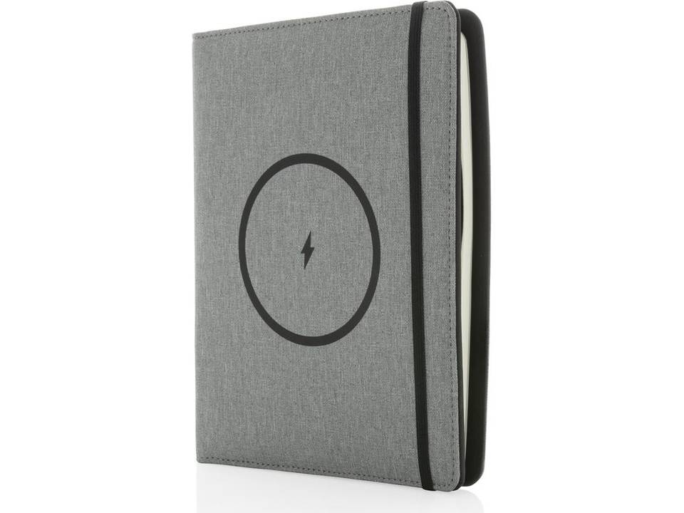 Air 5W RPET wireless charging notebook cover A5 5