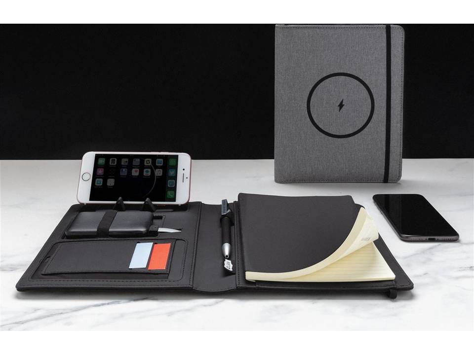 Air 5W RPET wireless charging notebook cover A5 1