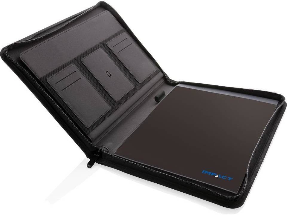 Impact AWARE™ RPET A4 portfolio with zipper 12