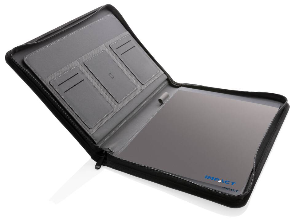 Impact AWARE™ RPET A4 portfolio with zipper 15