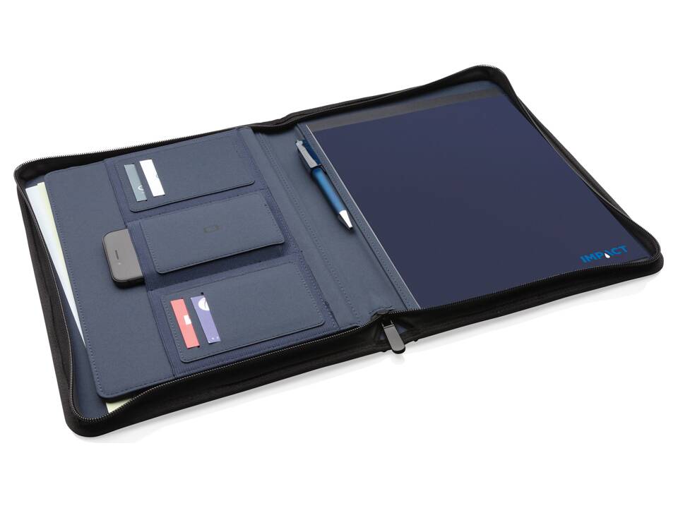 Impact AWARE™ RPET A4 portfolio with zipper 28