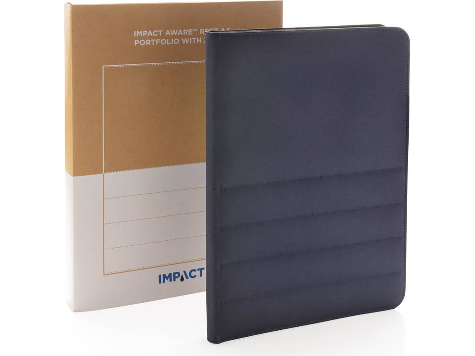 Impact AWARE™ RPET A4 portfolio with zipper 2