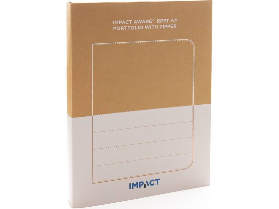Impact AWARE™ RPET A4 portfolio with zipper 36