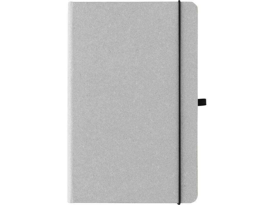 Recycled leather hardcover notebook A5 8