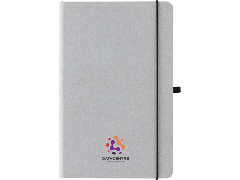 Recycled leather hardcover notebook A5 6