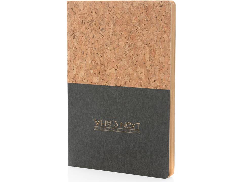 A5 cork & kraft notebook 17
